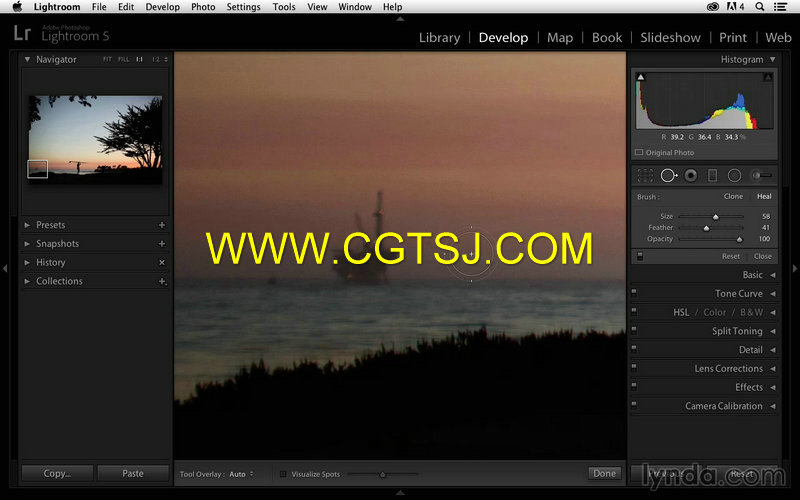 Lightroom与Photoshop夕阳景色照片处理视频教程的图片2