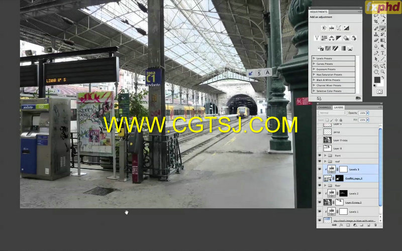 Photoshop专业数字绘景技术视频教程的图片1