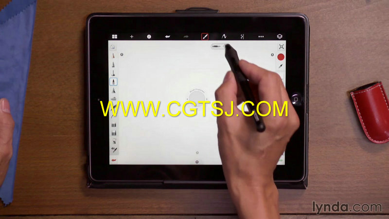 SketchBook在IPad上绘画使用技巧视频教程的图片3