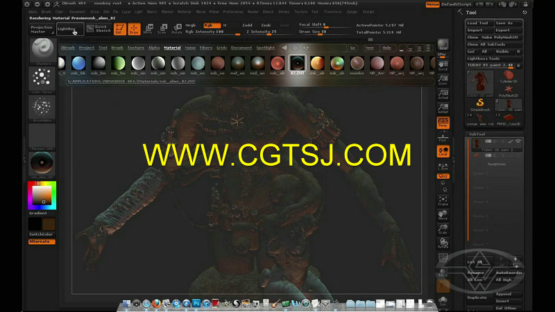 ZBrush角色雕刻设计技术视频教程的图片3