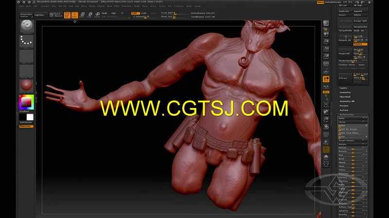 ZBrush角色雕刻设计技术视频教程的图片6