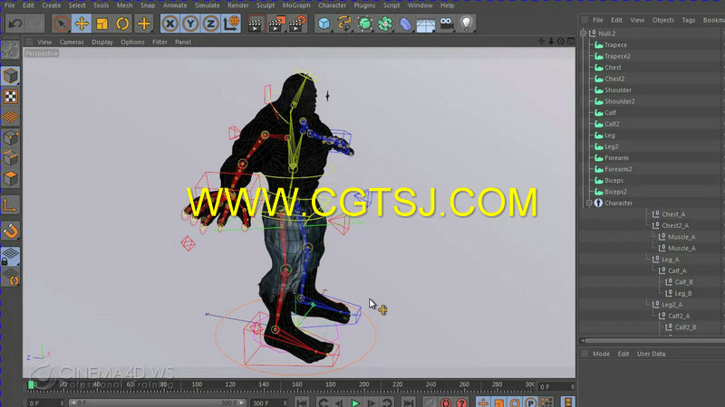 C4D电影绿巨人角色完整制作训练视频教程的图片3