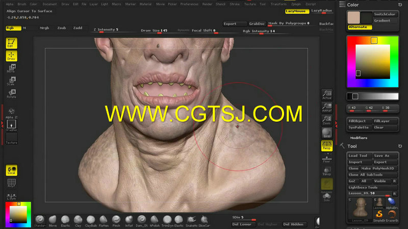 ZBrush整体工作流程训练视频教程的图片2