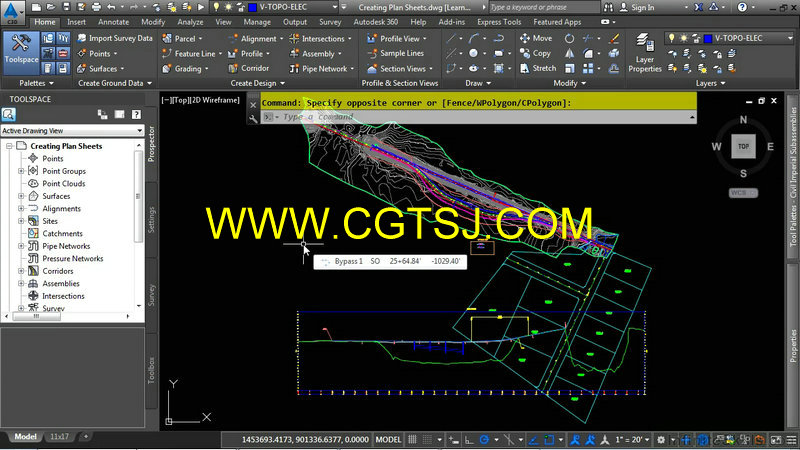 AutoCAD Civil 3D 2015基础入门训练视频教程的图片1