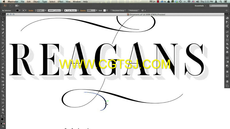 Illustrator字体设计训练视频教程的图片3