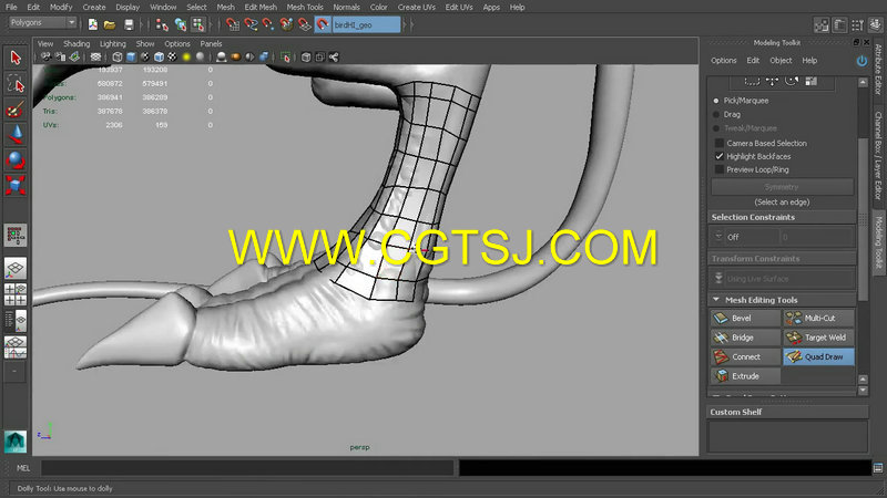 Maya LT中布线拓扑技术视频教程的图片3