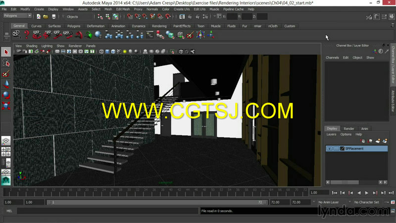 Maya室内设计渲染训练视频教程的图片4