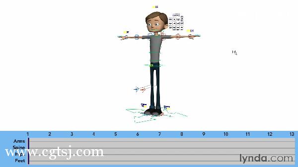 Maya与C4D角色运动动画原理训练视频教程的图片2