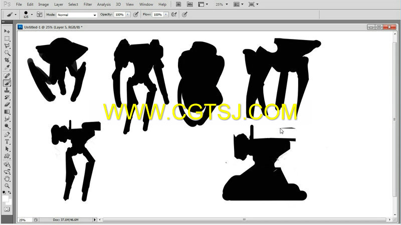Photoshop机甲武器概念艺术设计视频教程的图片1