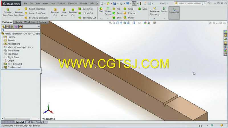 SolidWorks杠杆设计训练视频教程的图片4