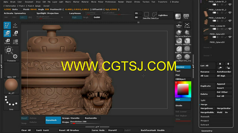 ZBrush巨龙雕刻艺术训练视频教程的图片5