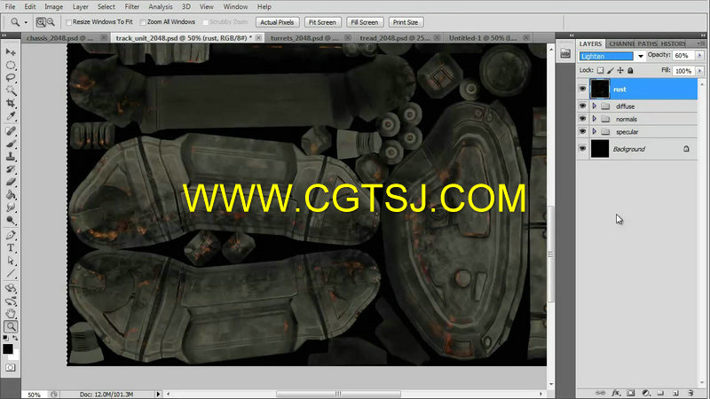 Maya与Zbrush科幻坦克制作视频教程第五季的图片2