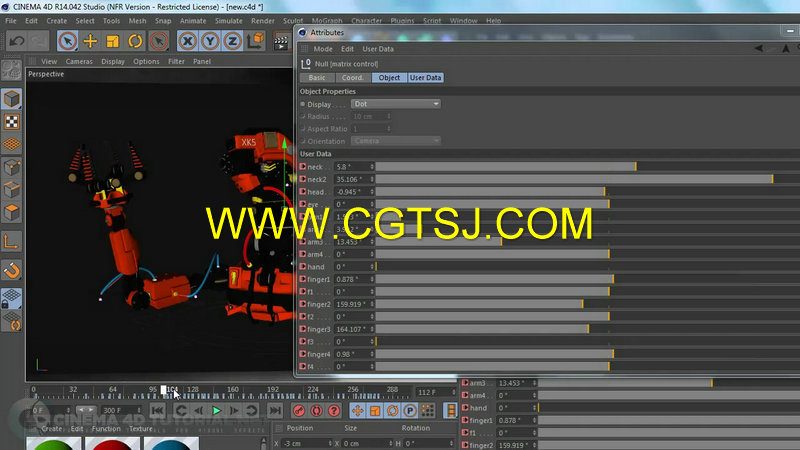 C4D机器人操控特效动画制作视频教程的图片5