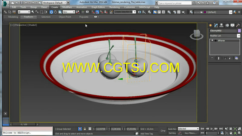 3dsmax超逼真餐桌制作训练视频教程的图片4