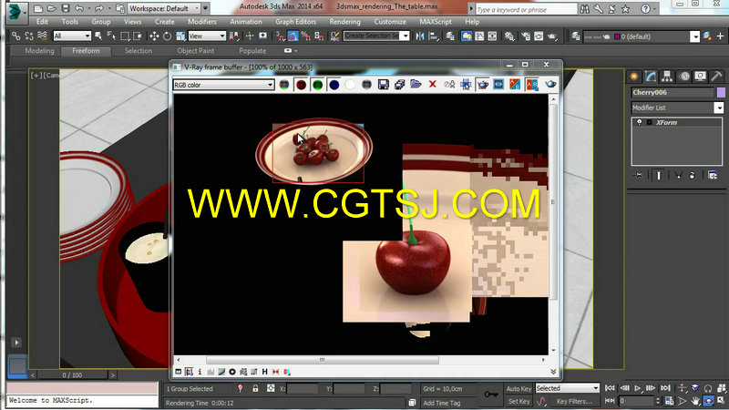 3dsmax超逼真餐桌制作训练视频教程的图片5
