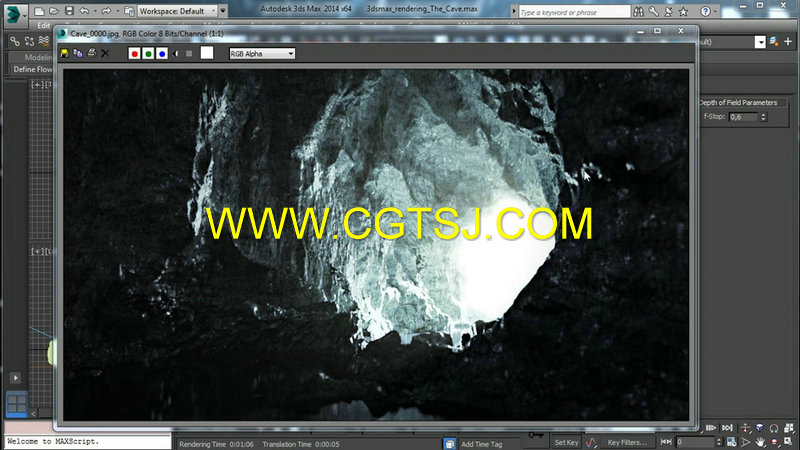 3dsmax岩石洞穴制作训练视频教程的图片1