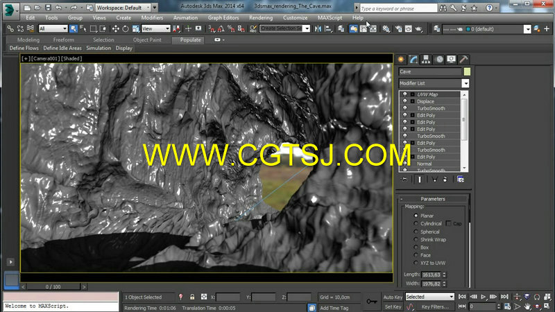 3dsmax岩石洞穴制作训练视频教程的图片2