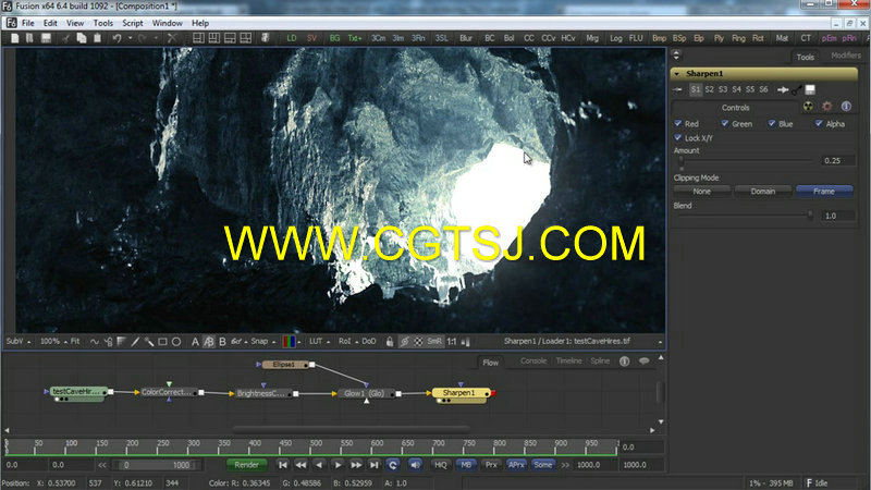 3dsmax岩石洞穴制作训练视频教程的图片3
