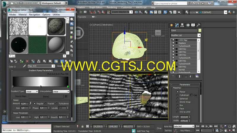 3dsmax岩石洞穴制作训练视频教程的图片5