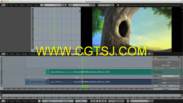 Blender视频编辑功能制作技巧视频教程的图片2
