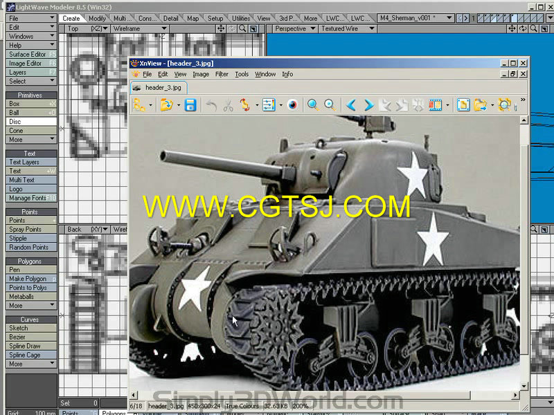 Lightwave坦克超详细建模动画视频教程的图片3