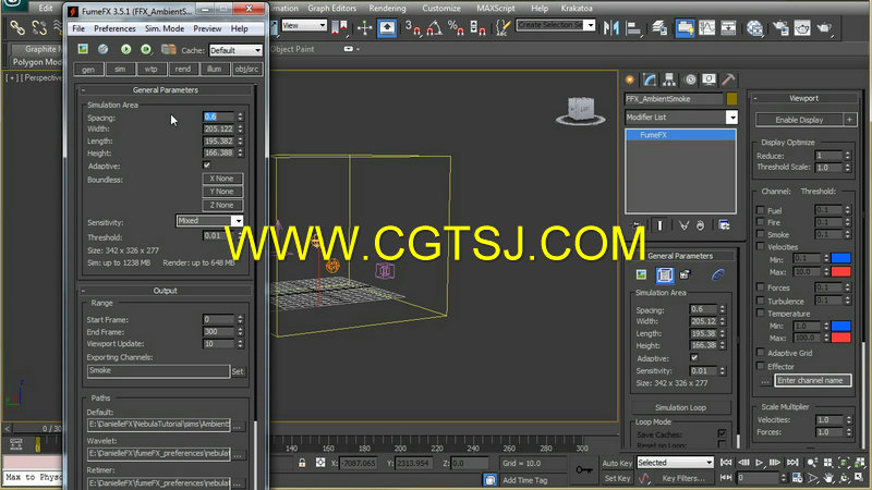3dsMax中FumeFX星云特效制作视频教程的图片4
