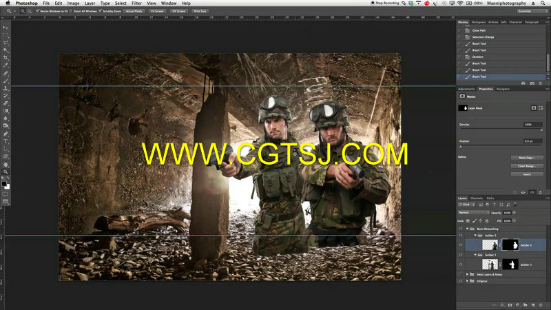 Photoshop回到战争特效海报制作视频教程的图片2