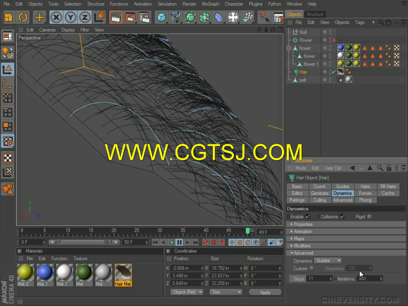 C4d角色头发制作训练视频教程的图片4