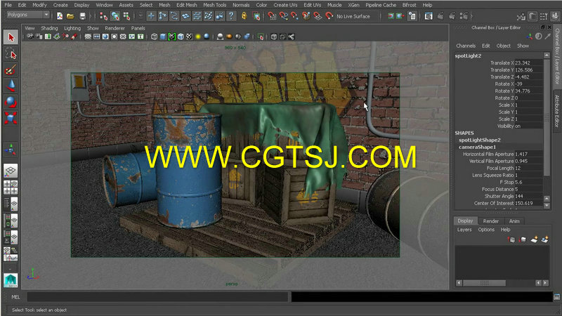 Maya 2015灯光照明技术训练视频教程的图片5