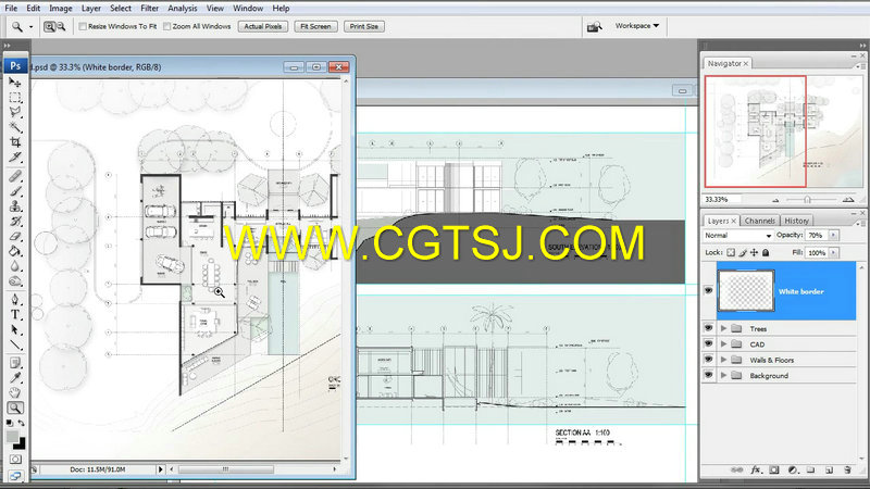 AutoCAD建筑草图深度设计训练视频教程的图片2