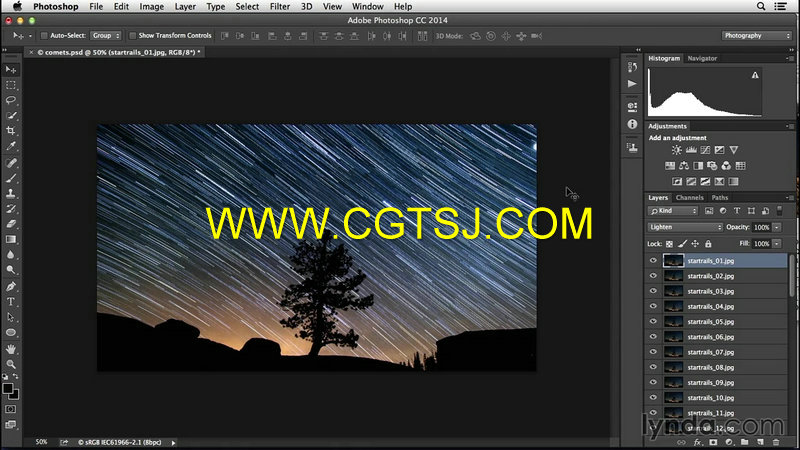 Photoshop夜景特效制作训练视频教程的图片1