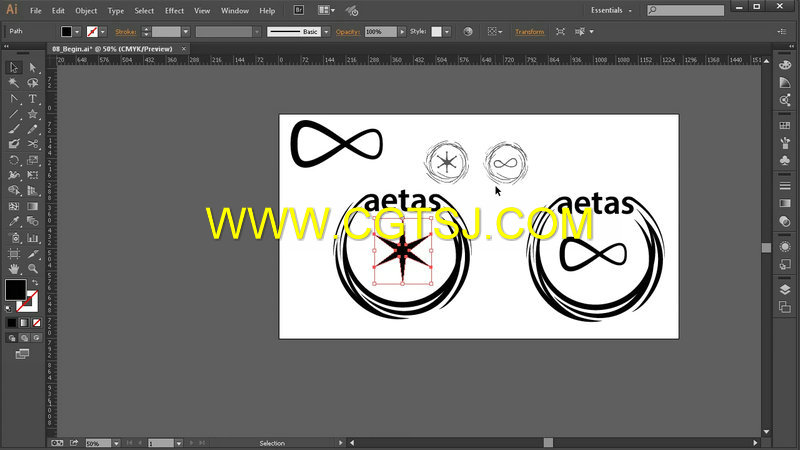 Illustrator矢量标志设计揭秘视频教程的图片2