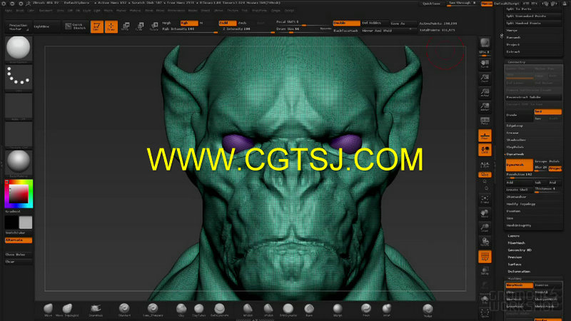 ZBrush异形概念艺术设计视频教程的图片5