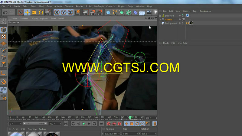 C4D骨骼动画高级技术训练视频教程的图片3