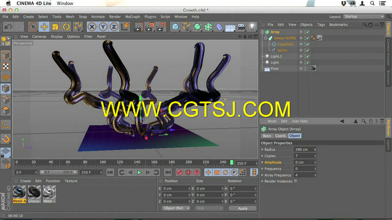 C4D与AE结合运用高效技巧视频教程的图片1