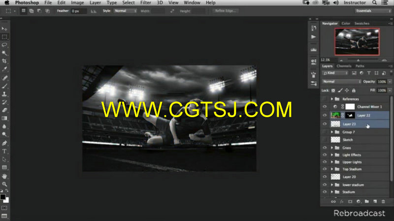 Photoshop绿屏摄影合成技术视频教程的图片2