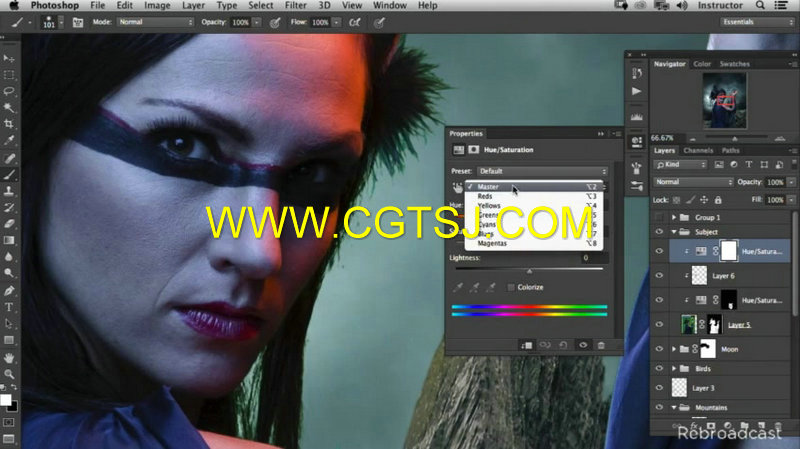 Photoshop绿屏摄影合成技术视频教程的图片6