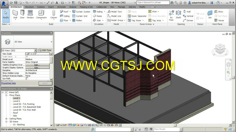 Revit建筑模板制作训练视频教程的图片2