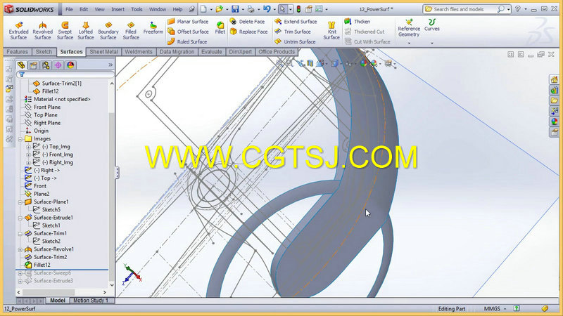 SolidWorks模拟复杂曲面产品设计视频教程的图片4