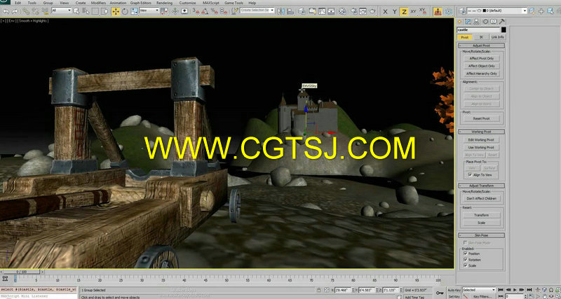 3dsMax城堡场景动画制作视频教程的图片6