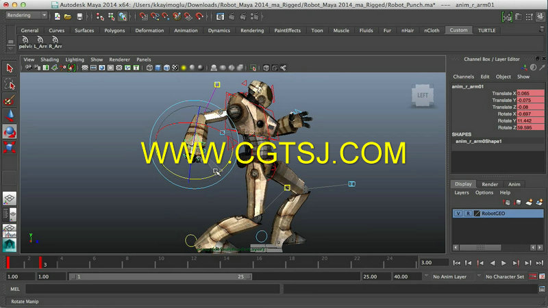 Maya游戏角色运动动画训练视频教程的图片3