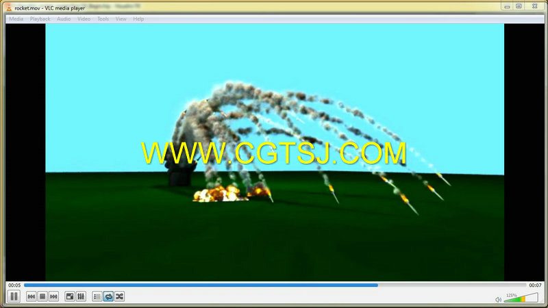 Houdini火箭爆炸特效制作视频教程的图片5