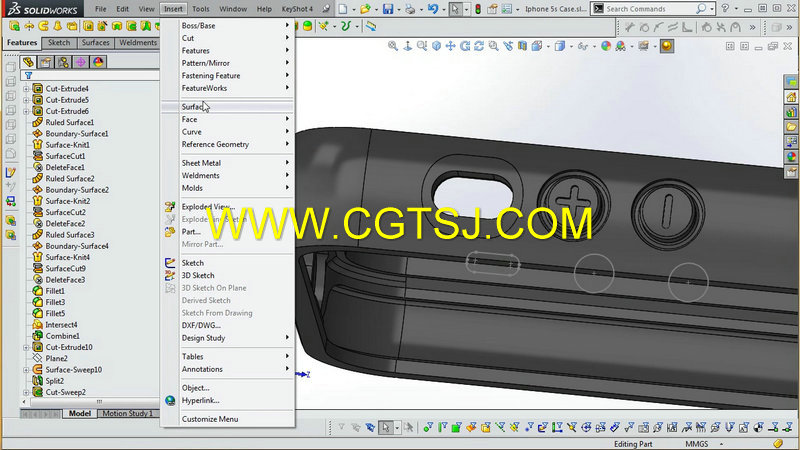 Solidworks苹果Iphone手机产品设计视频教程的图片6