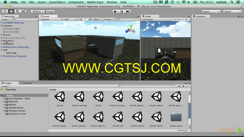 Unity游戏中建筑场景设计视频教程的图片1