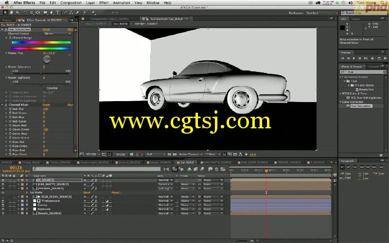 AE汽车广告影视级合成特效综合实例视频教程的图片10
