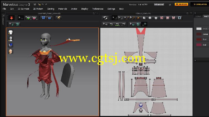 Marvelous Designer服装仿真设计训练视频教程的图片3