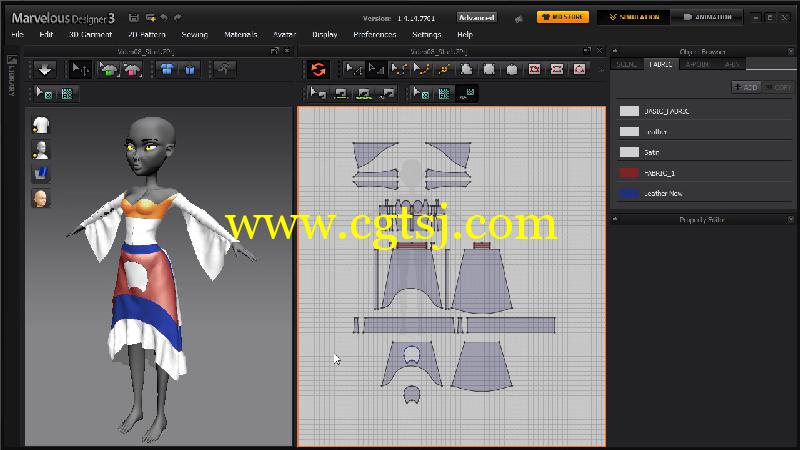 Marvelous Designer服装仿真设计训练视频教程的图片7