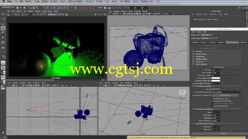 Maya中mentalray灯光渲染终极训练视频教程的图片7
