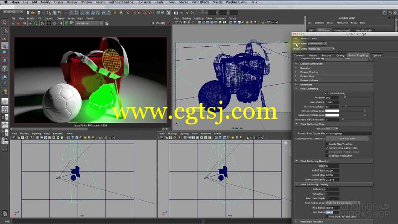 Maya中mentalray灯光渲染终极训练视频教程的图片9