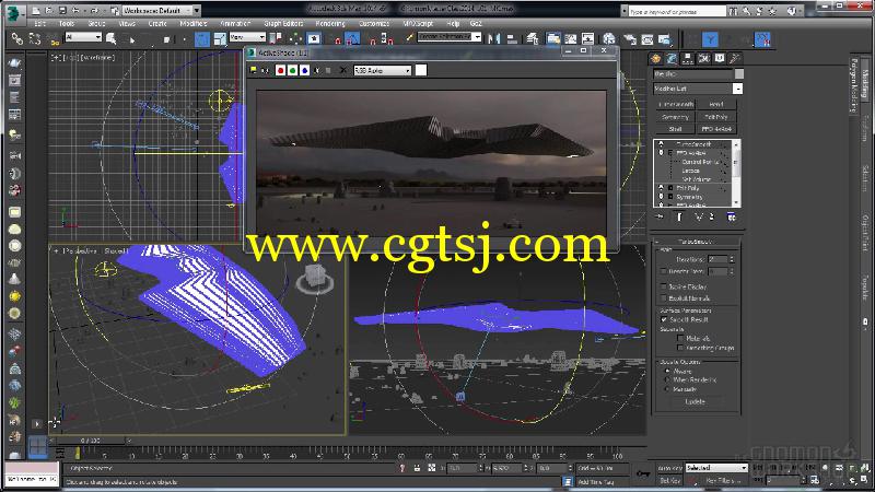 3dsMax二维与三维环境整合制作视频教程的图片3